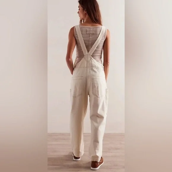 Free People we the free Way Back Overalls - Picture 2 of 8